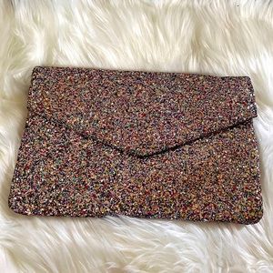 Large Sequin Clutch